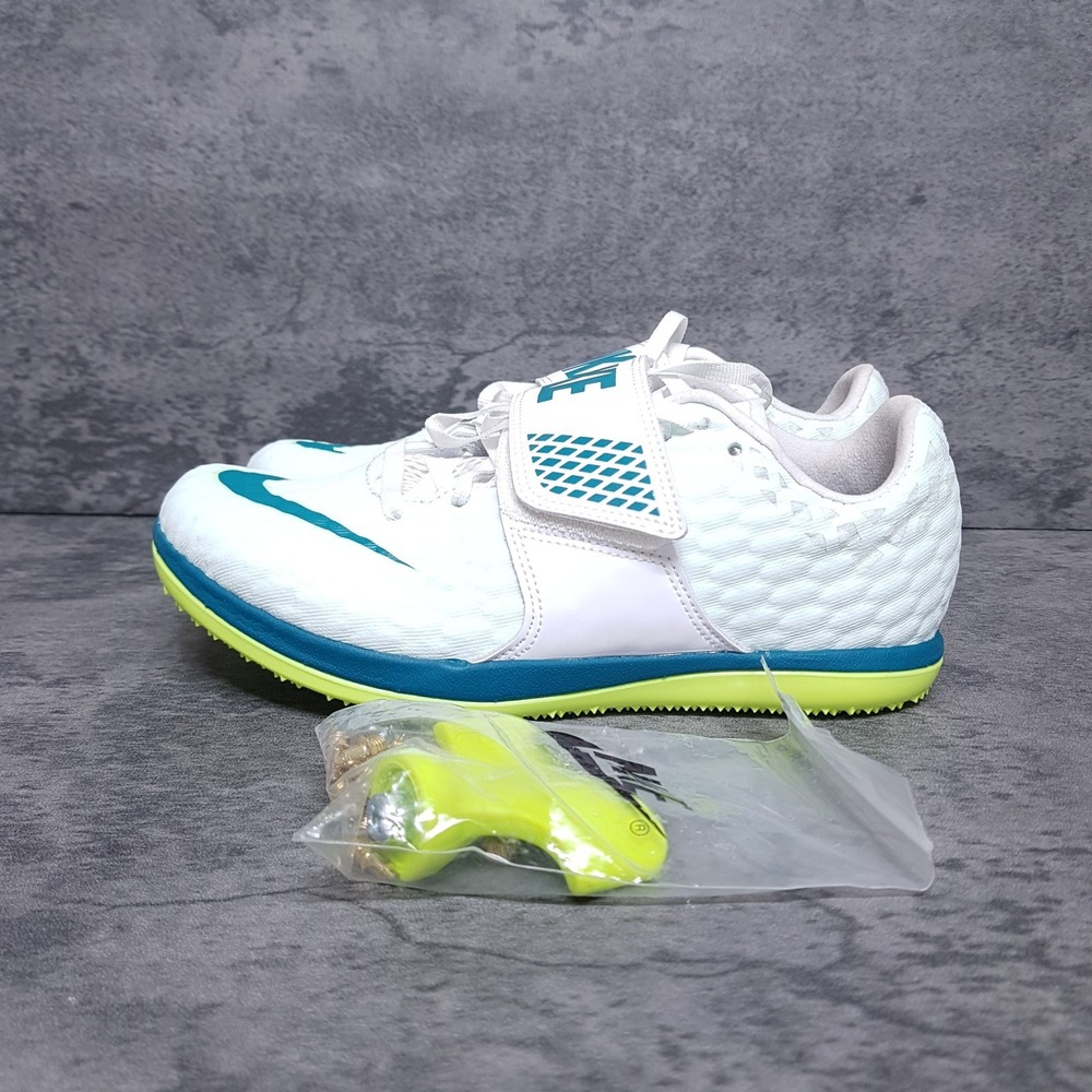 NIKE Zoom High Jump Elite Track& Field Cleats Mens 4 Womens 5.5 White FZ9636-100